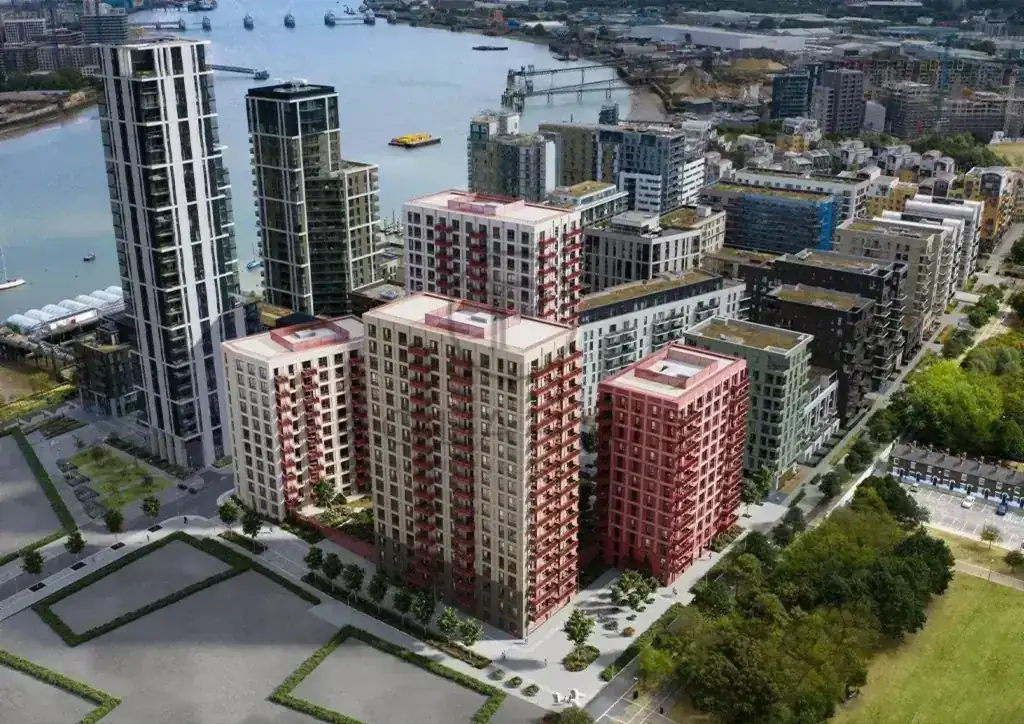 Sterchele Group bathroom pods for Greenwich Peninsula, Plot 19.05, London