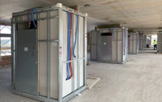 Prefabricated bathroom pods for hospitality - hotel project