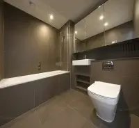 Prefabricated bathroom pods - Prefabricated bathroom pods case study cherry park