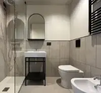 Prefabricated bathroom unit detail - CX San Pietro student residence