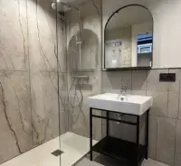 Bathroom pod installation - CX San Pietro student residence project